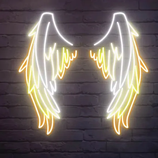 Angel Wings Living Room Wall Decoration LED Neon Signs