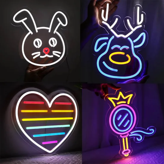 Colorful Balloons Small 5V USB Neon Sign Children Kids Gift