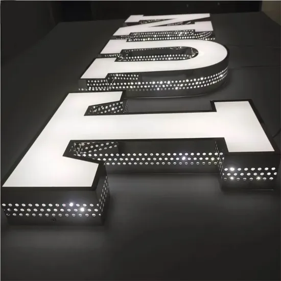 Custom 3D Acrylic LED Logo Light Sign Board Front Shop Signage Advertising Illuminated Signs Outdoor Metal Letter Signs