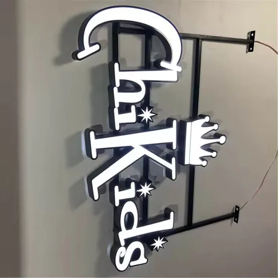 Custom 3D Outdoor Acrylic Letters Sign Frontlit Channel Letter Signage