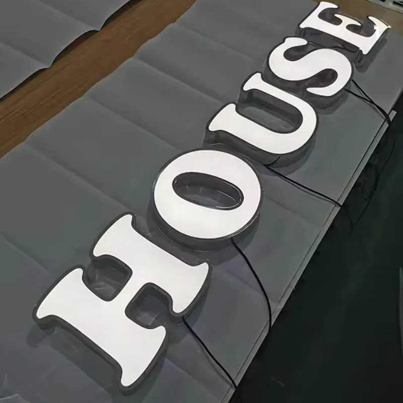 Custom Frontlit Channel Letter Signage Illuminated Billboard