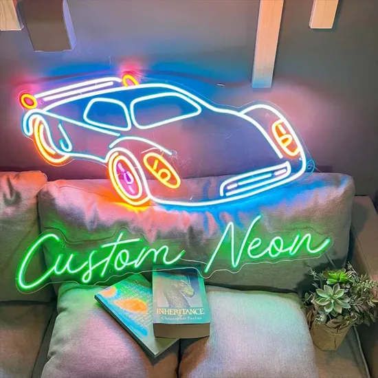 Custom Business Logo Decorative Car Neon Sign