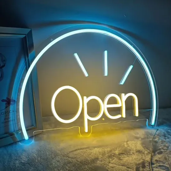 Custom Colorful LED Light Neon Wall for Open Sign