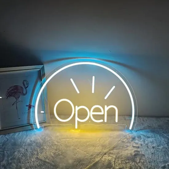 Custom Colorful LED Light Neon Wall for Open Sign