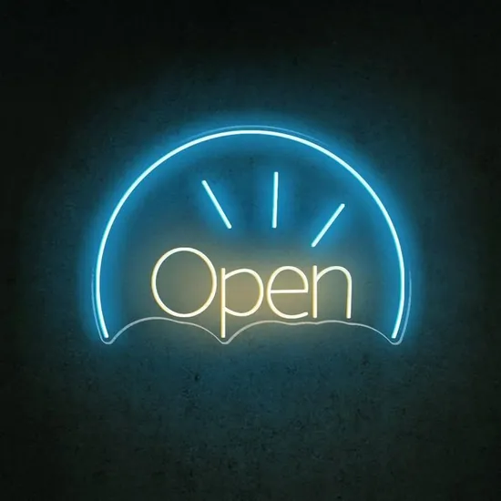 Custom Colorful LED Light Neon Wall for Open Sign