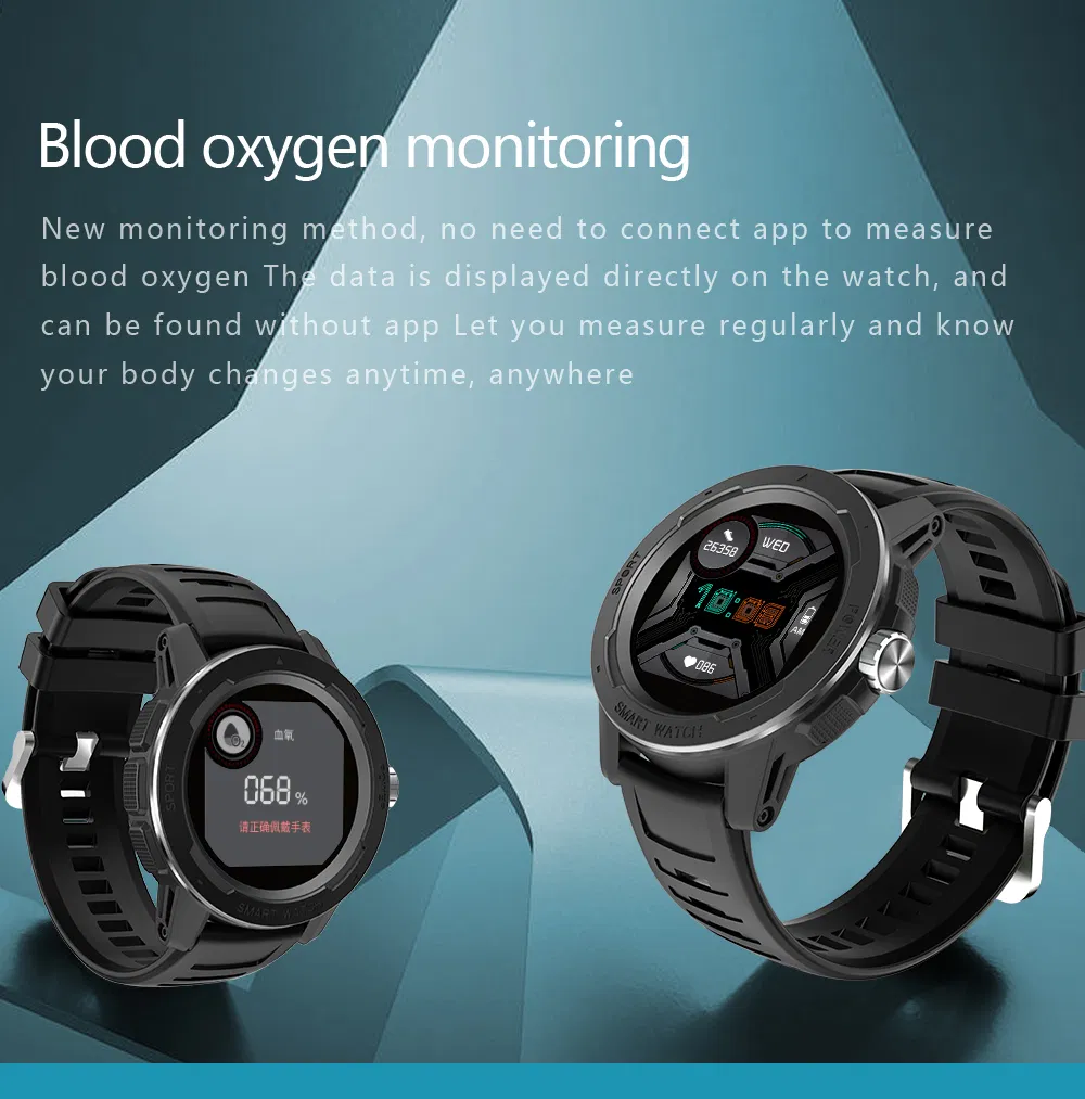 Fashion IP68 Waterproof Smart watch with Bluetooth Music Heart rate Blood pressure HT6