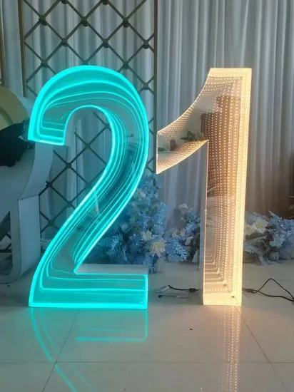 Custom Infinity Mirror Signs Mirror Acrylic Mirror Mini Letters Infinity LED Neon Signage