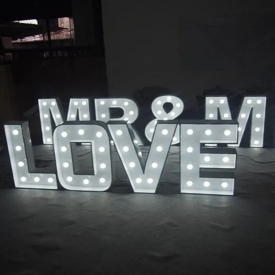 Custom LED 3D Giant Bulb 2FT 4FT 5FT Will You Marry Me Love Marquee Letter Lights Stand for Birthday Wedding Decoration