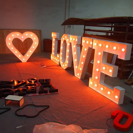 Custom LED 3D Giant Bulb 2FT 4FT 5FT Will You Marry Me Love Marquee Letter Lights Stand for Birthday Wedding Decoration