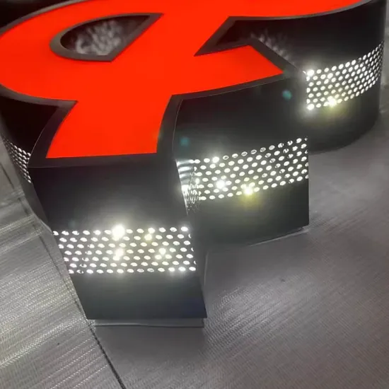 Custom Light up Logo LED Advertising Signage Outdoor Waterproof Metal LED Channel Letters