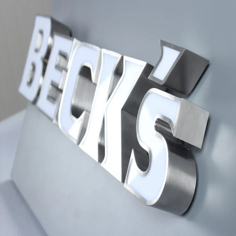 Custom Use Front Lit & Side Lit LED Channel Letters Signs Business Signage Shop Signs