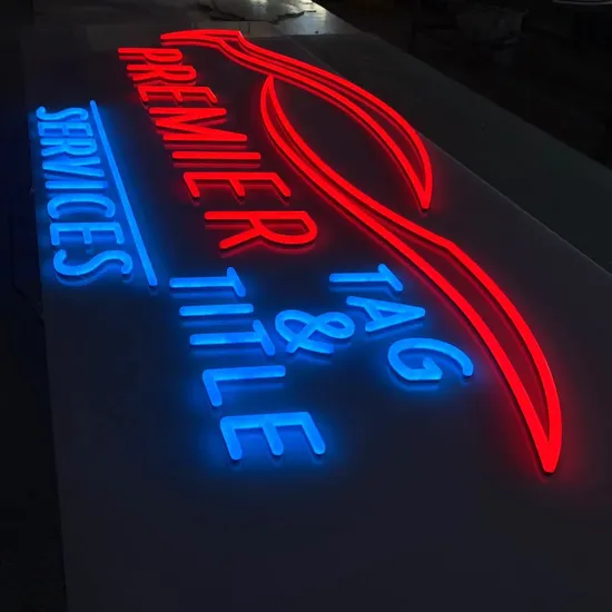 Custom RGB Acrylic Neon Signages Factory Outlet Neon Lights