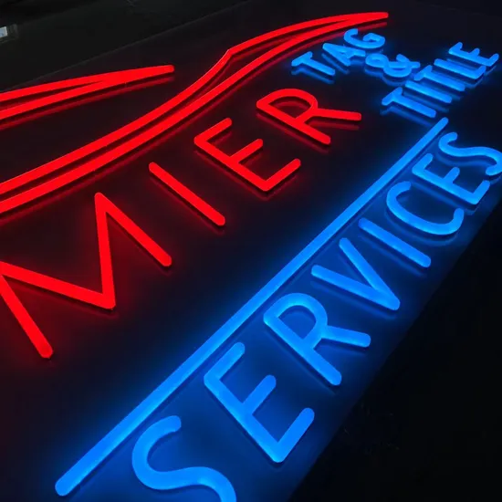 Custom RGB Acrylic Neon Signages Factory Outlet Neon Lights