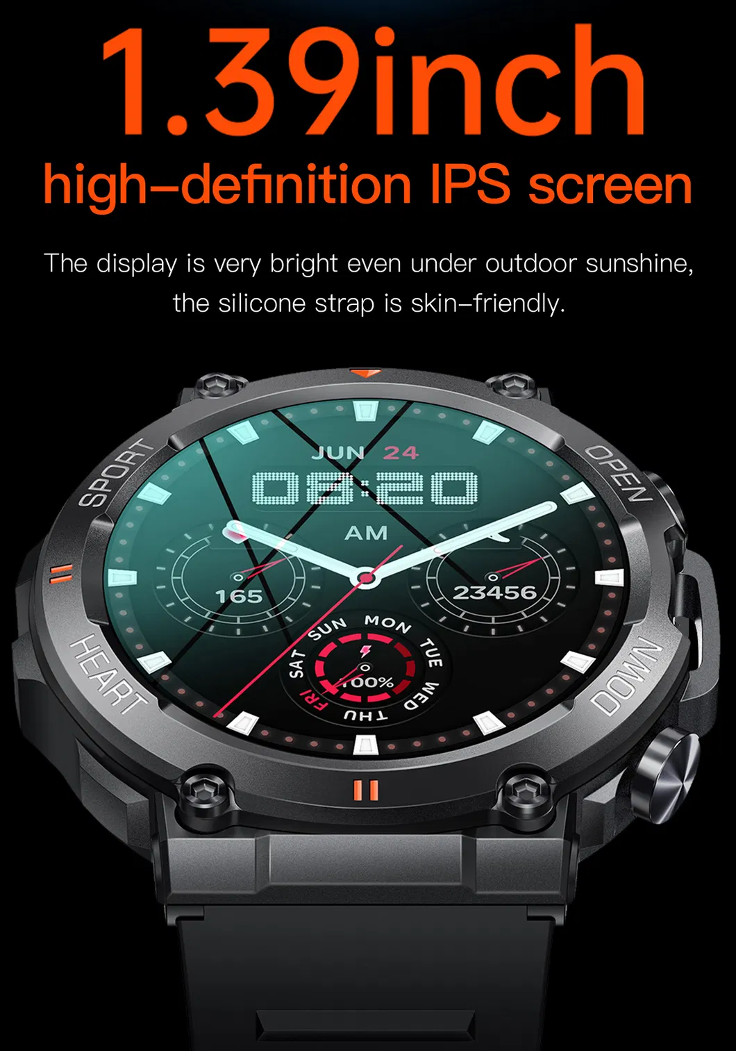 Outdoor Sports Smart Watch for Men Answer Call Smartwatch Women Wristwatch Fitness Bracelet Electronic Clock K56