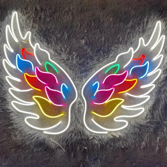 Customize Angel Wings Wedding Party Event Decor Neon Light