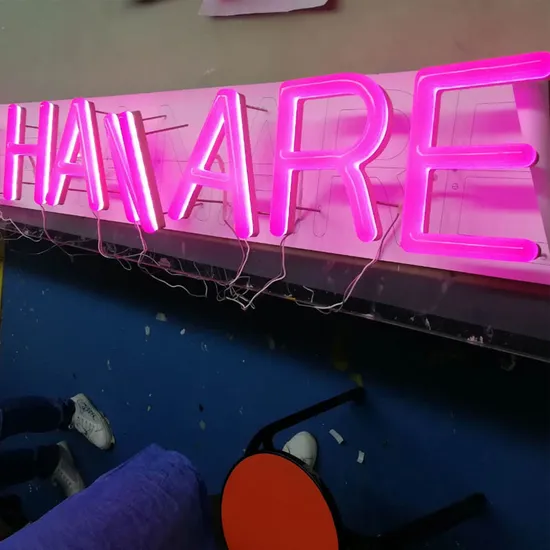 Customized Colorful Party LED Acrylic Neon Signs Letters 3D Lighting up Signage