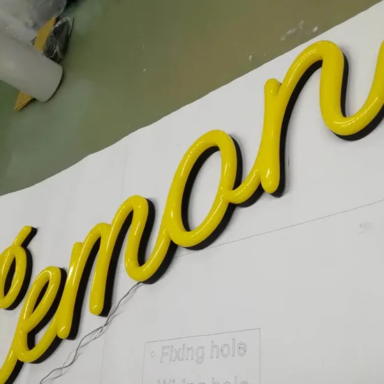 Customized Colorful Party LED Acrylic Neon Signs Letters 3D Lighting up Signage