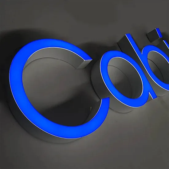 Customized LED Frontlit Metal Sign Outdoor Channel Letter Signage