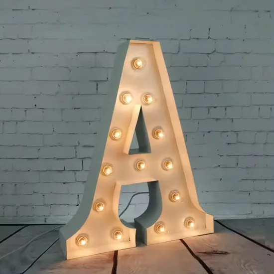 Decoration Bar Cafe Pub Waterproof LED Big Marquee Alphabet Letter for Shop