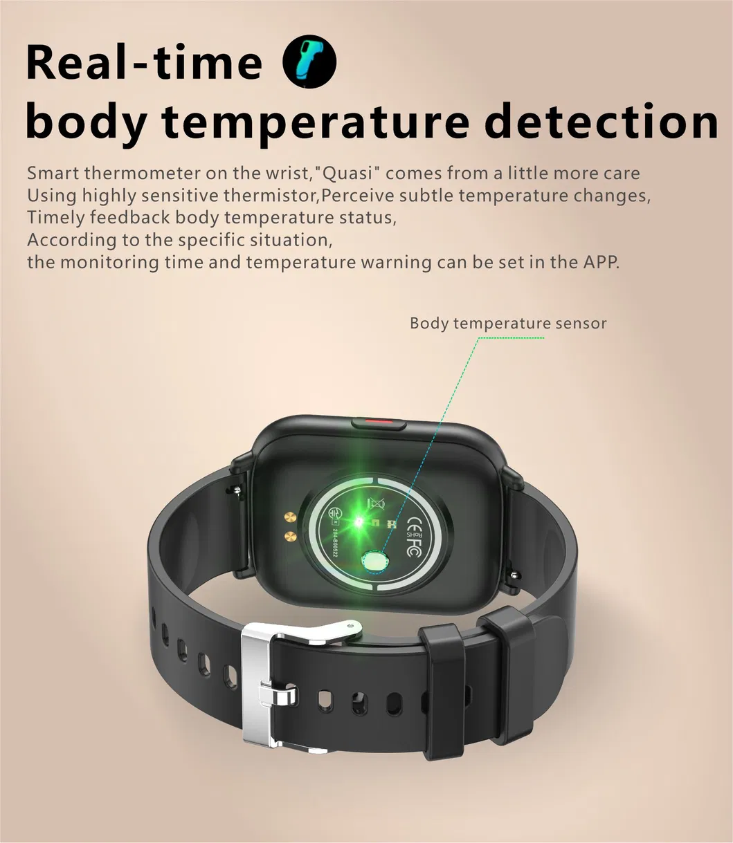 2024 Full Touch Screen Waterproof IP68 Sport Fitness Tracker for IOS Android Smart Watch with HR BP SPO2 Thermometer GT2