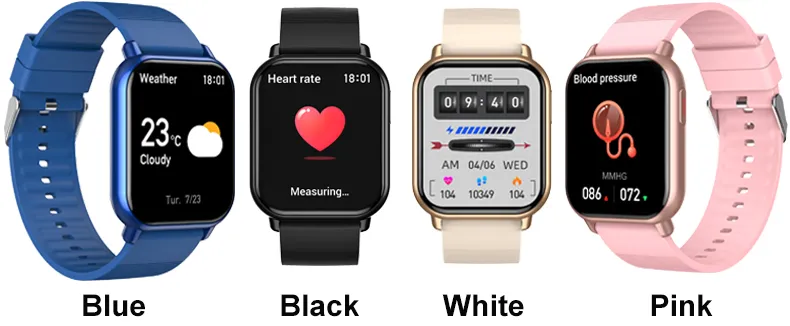 2024 The latest IP68 waterproof Bluetooth Smart watch with Heart rate Blood pressure body temperature monitoring ZW32