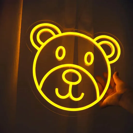 Erybaysign Custom 5V USB Cute Bear Design Flex Neon Sign