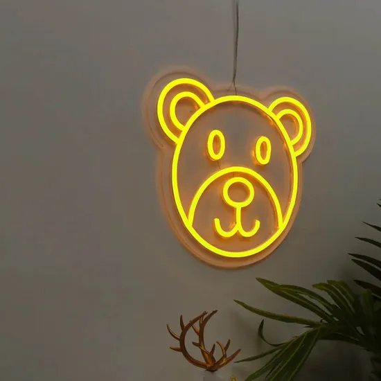 Erybaysign Custom 5V USB Cute Bear Design Flex Neon Sign