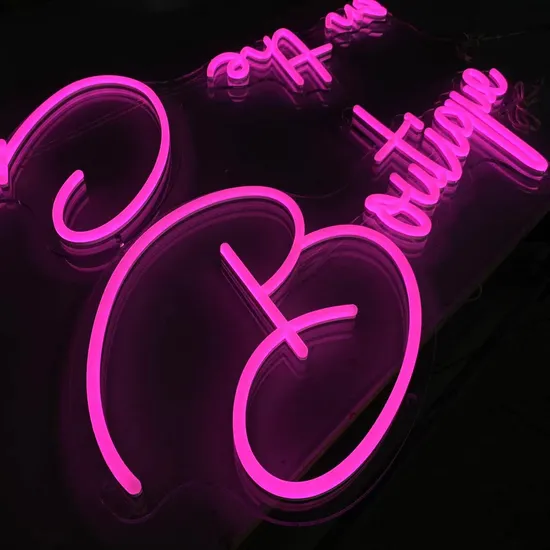 Erybaysign Custom Hot Pink Neon Lights Eye-Catching Decorative Signage