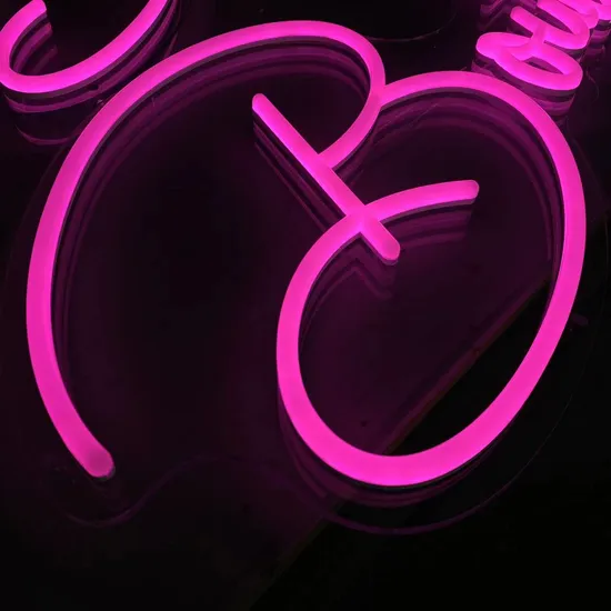 Erybaysign Custom Hot Pink Neon Lights Eye-Catching Decorative Signage