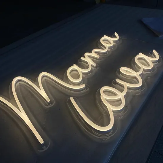 Erybaysign Custom Liquid Acrylic Neon Light Signage