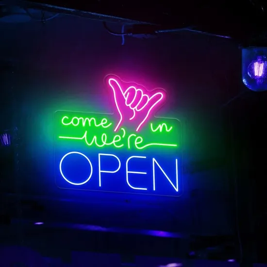 Erybaysign Custom RGB Acrylic Neon Illuminated Sign 12V LED Light