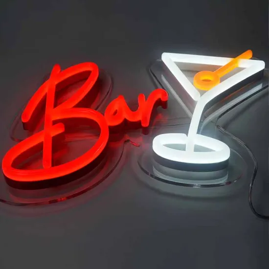 Factory Custom High Quality Liquid Acrylic Neon Sign Barbershop Light Industry Daily Use