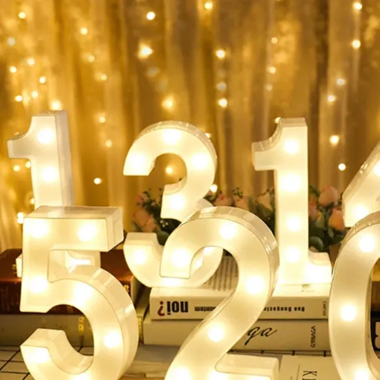 Factory Wholesale 4FT Number Light up 4 FT Giant and Numbers LED Marquee Lights