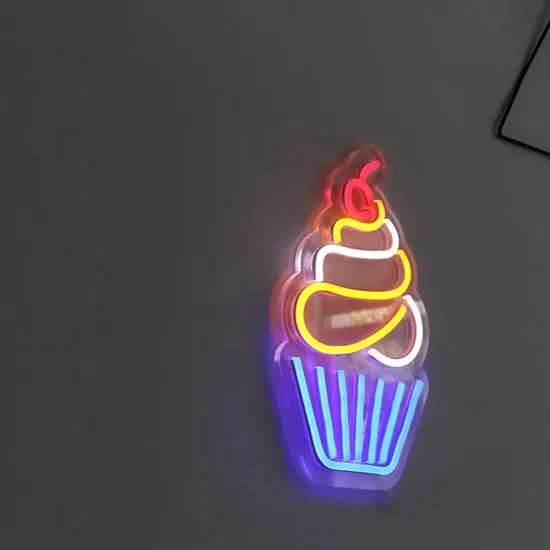 Factory Wholesale Cherry Cupcake 5V USB Flex LED Neon Sign