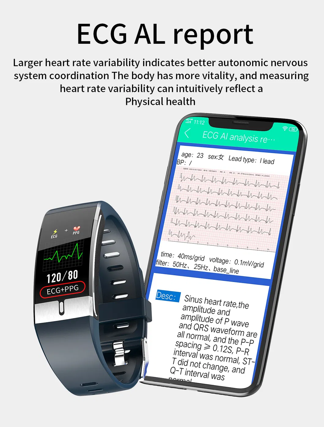 IP68 Waterproof Bluetooth Body Temperature Smart Bracelet with Health heart rate blood pressure Monitor E66