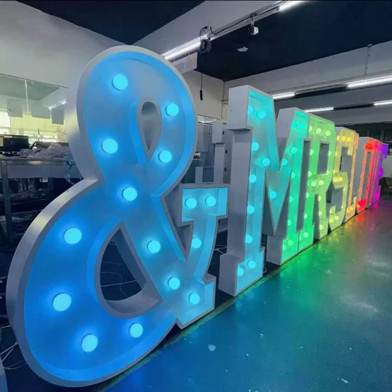 High Quality 3 FT LED 4 Foot Letters Custom Signs Alphabet and Numbers Marquee Letter