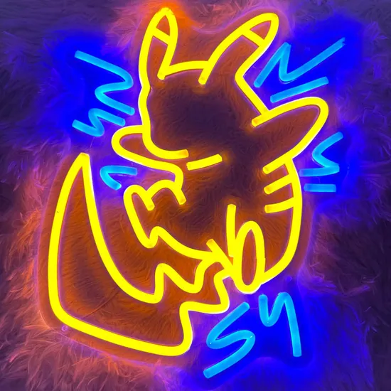 Japanese Anime Neon Sign Cartoon Gamer LED Lights for Wall Art