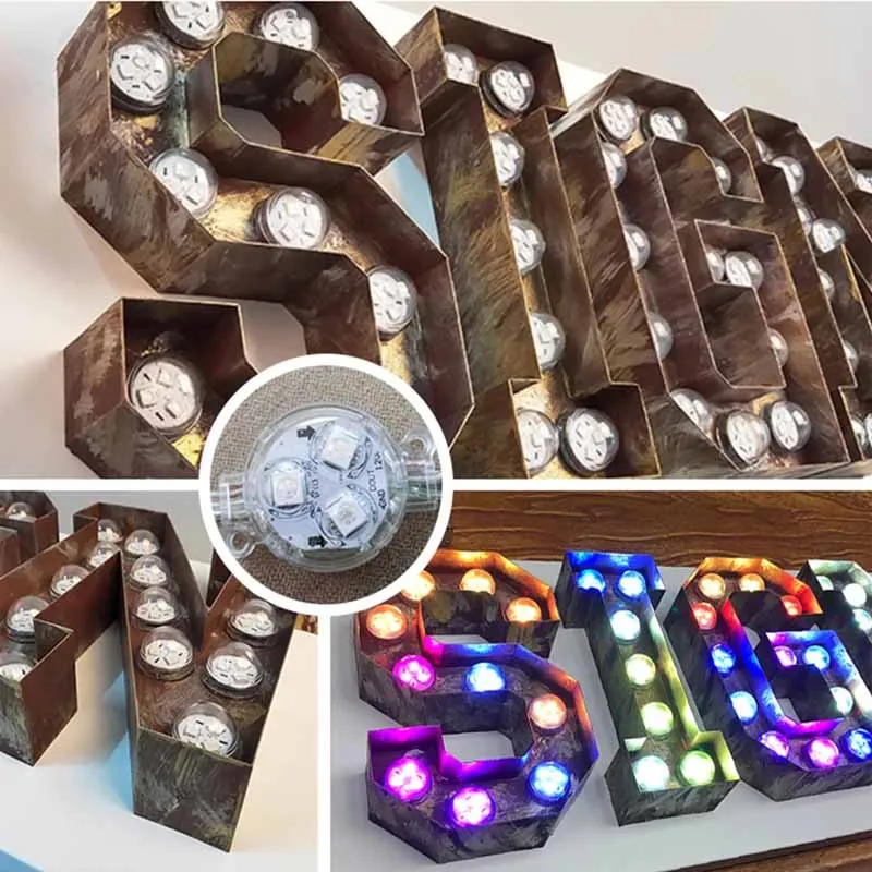 LED Illuminated Bulb Letter Light up Sign Marquee Letters Wedding Decoration Signage