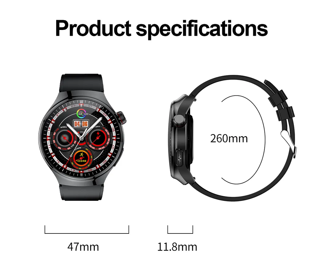 IP68 Waterproof Smart Watch Men Women Unsex Bluetooth Call Body Temperature Heart Rate Blood Pressure Blood Glucose Fitness Tracker Sports Smartwatch TK26