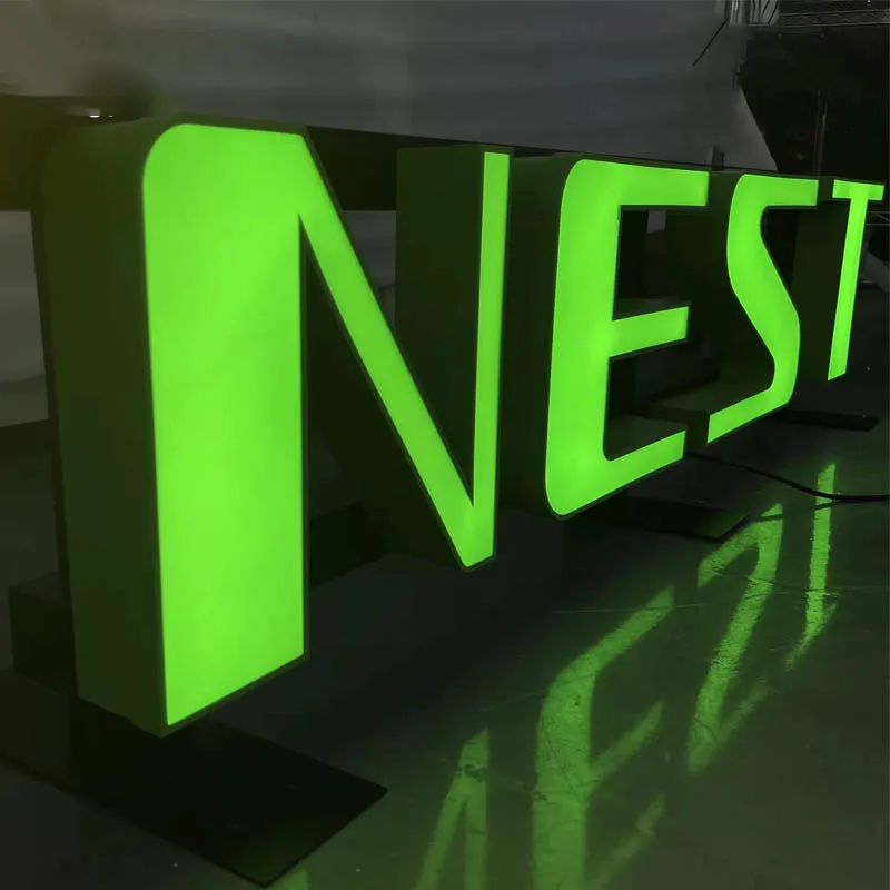 LED Logo Signage Front Lit Letters Sign Frontlit Channel Letter Signboard