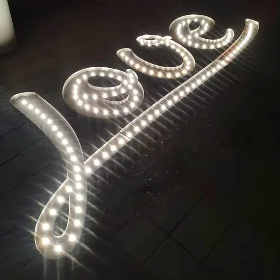 LED Illuminated Bulb Letter Light up Sign Marquee Letters Wedding Decoration Signage