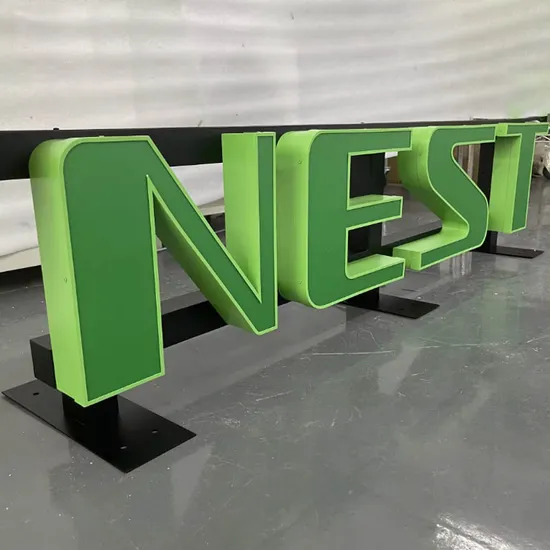 LED Logo Signage Front Lit Letters Sign Frontlit Channel Letter Signboard