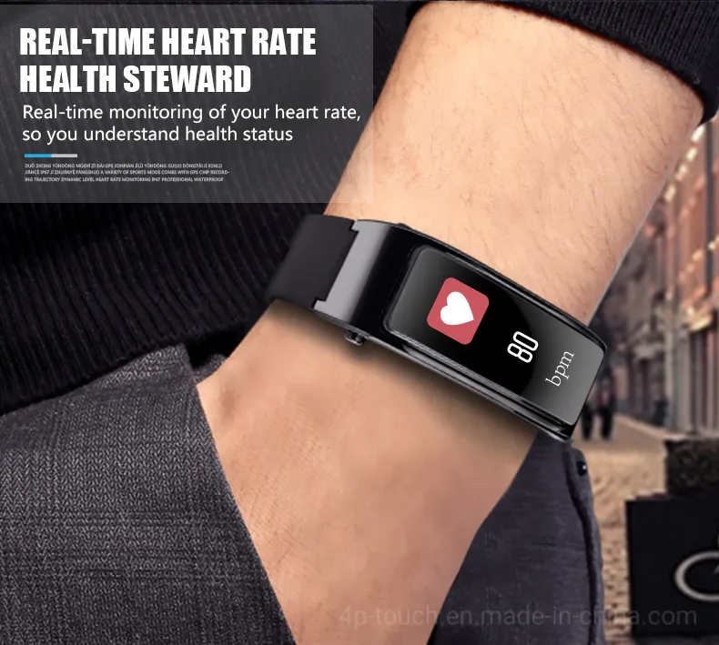 New Accurate Heart Rate Calories Monitoring Smart Watch Earphone Bracelet with Bt Call Y3 Plus