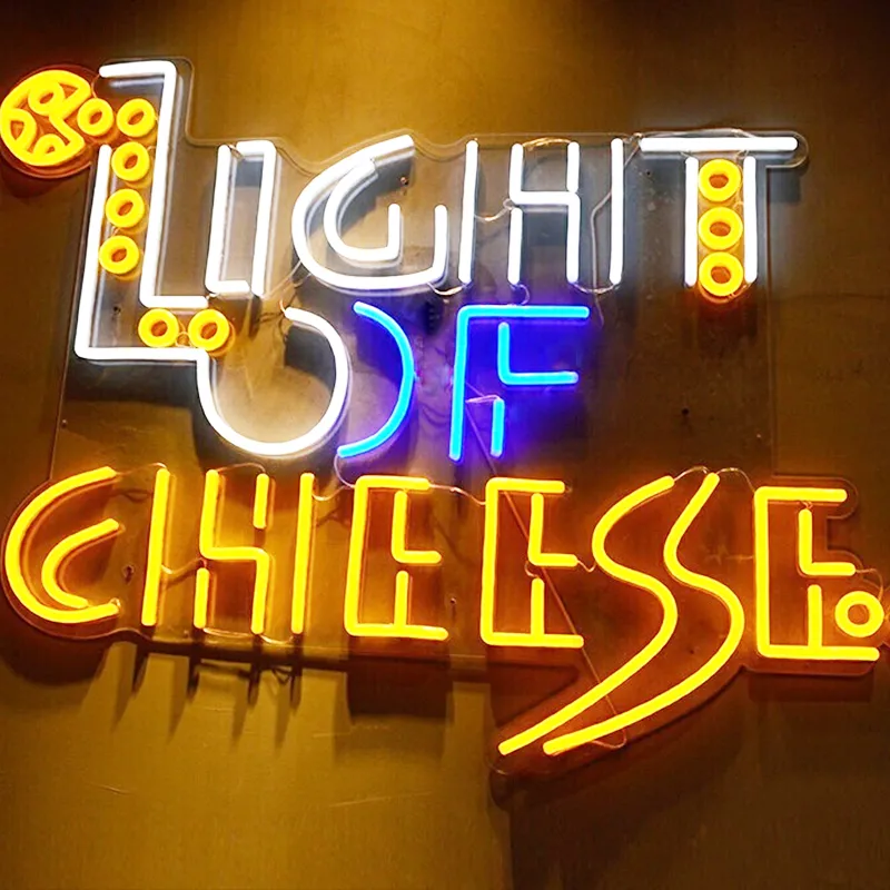 Light Logo Custom LED Light Acrylic Neon Signage Letters Business Logo Sign for Decoration