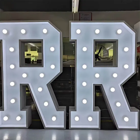 Manufacturer Wholesale 4FT LED Bulb Lights Giant Marquee Letter Sign for Wedding Party