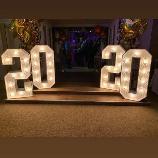 Marquee Letters Luminous Number Decor 4FT LED Light up Letters for Birthday