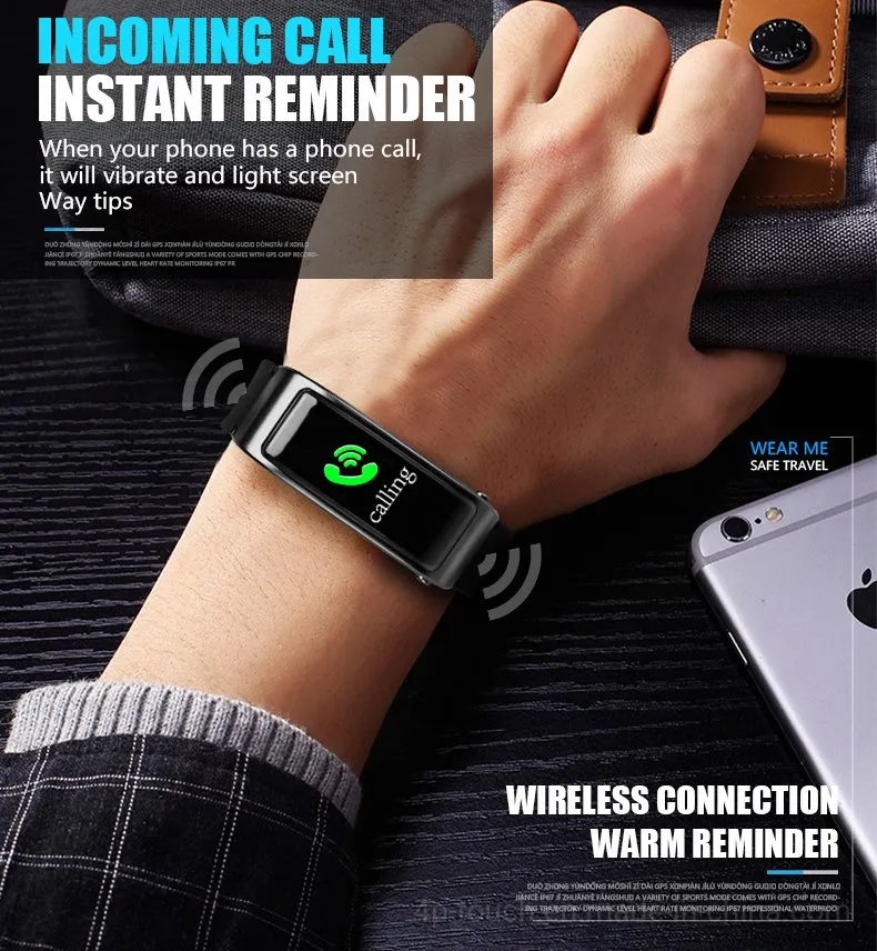 Quality Bt 4.1 Heart Rate Sleep Monitoring Smart Call Earphone Bracelet with Audio Player Y3 Plus