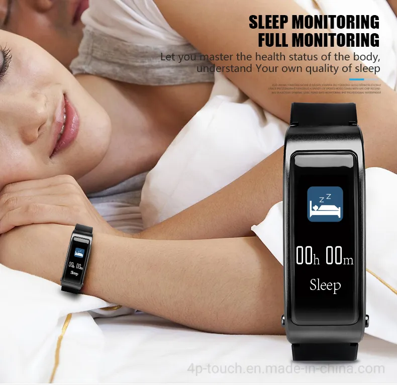 Quality Bt 4.1 Heart Rate Sleep Monitoring Smart Call Earphone Bracelet with Audio Player Y3 Plus