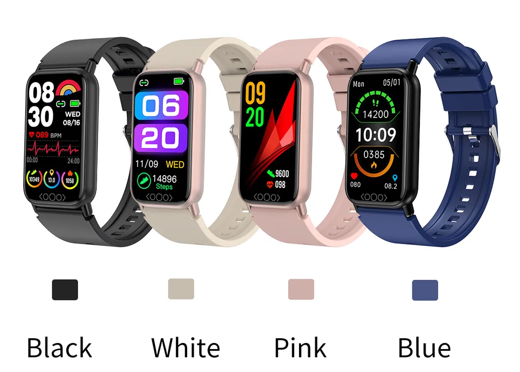 The latest promotion gift Waterproof Smart bluetooth bracelet with body temperature heart rate Body temperature SPO2 TK72