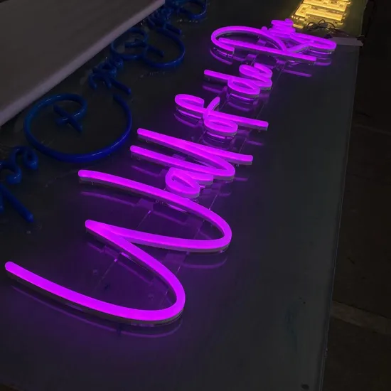 Neon Pop Art Customized Acrylic Neon Lighting Signs RGB Neon Sign